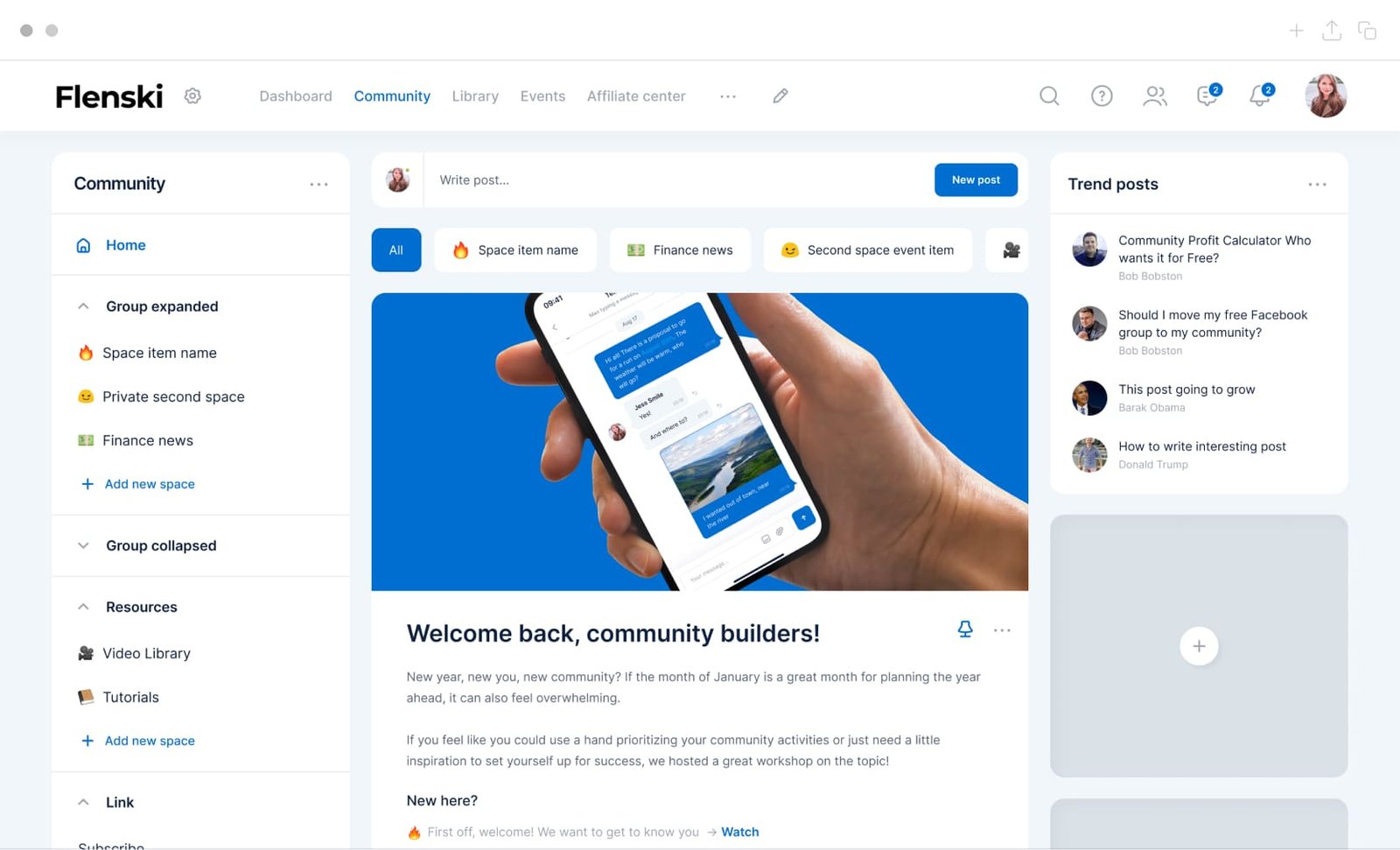 Flenski – Die beste Online Community Plattform für Creators